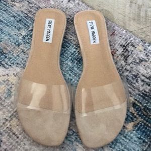 Steve Madden clear slides